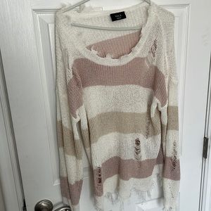 Vici distressed sweater